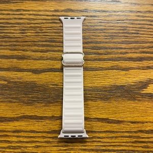 Blush pink with gold accent smart watch band